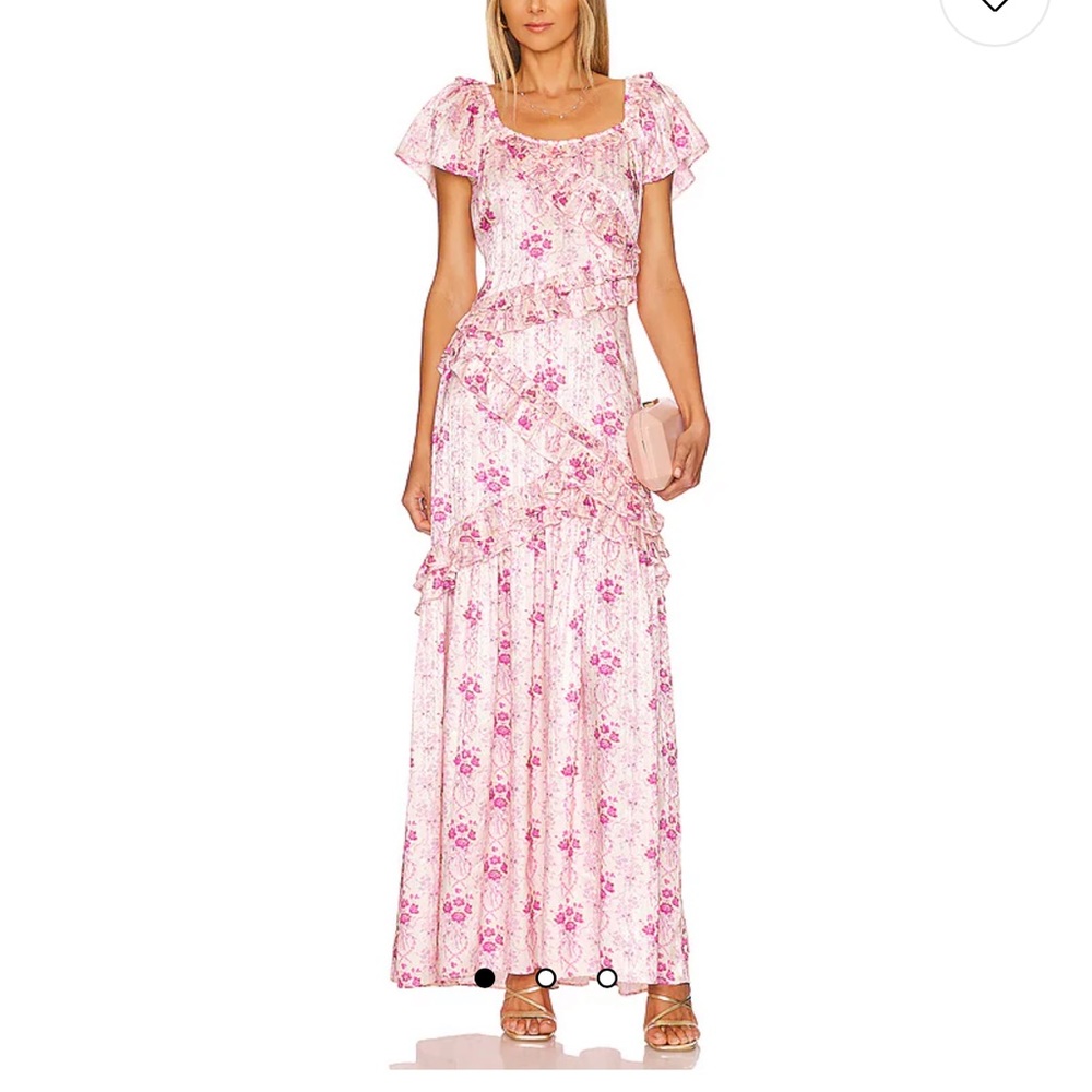 Not selling ISO Loveshackfancy kenya maxi dress in pink !!!!!! Huge ISO